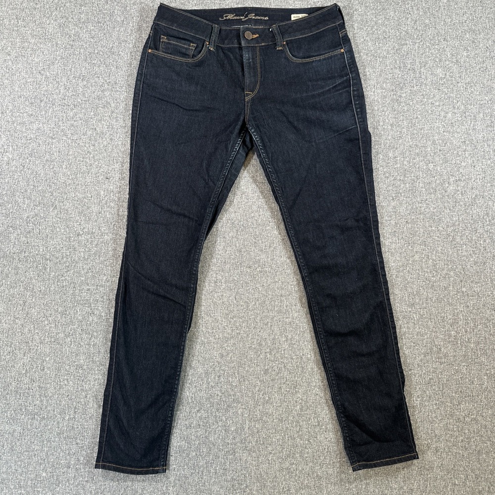 Mavi Alexa Mid Rise Skinny Jeans Women's 29x30 Dark Wash Stretch‎ Denim
